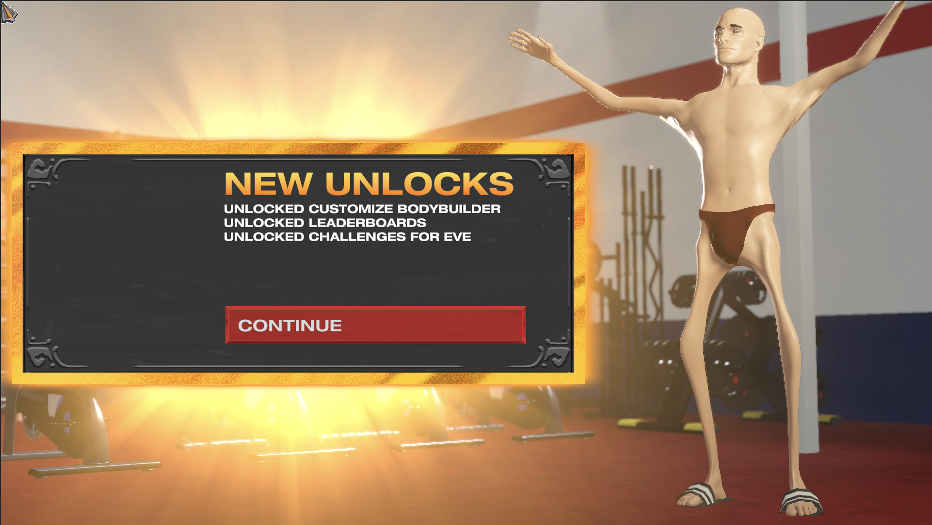 New unlocks screen